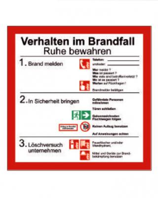 Sicherheitsaushänge